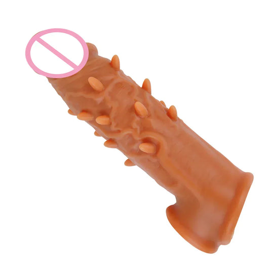 6 Inch BT Dotted Condom with Realistic Texture Sensual Experience